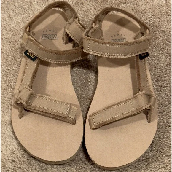 Teva Tan Platform Strappy Sandals - Picture 7 of 9